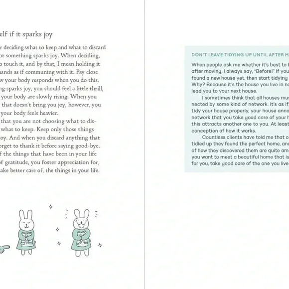 Marie Kondo "Spark Joy" Hardcover NWT - Picture 6 of 7